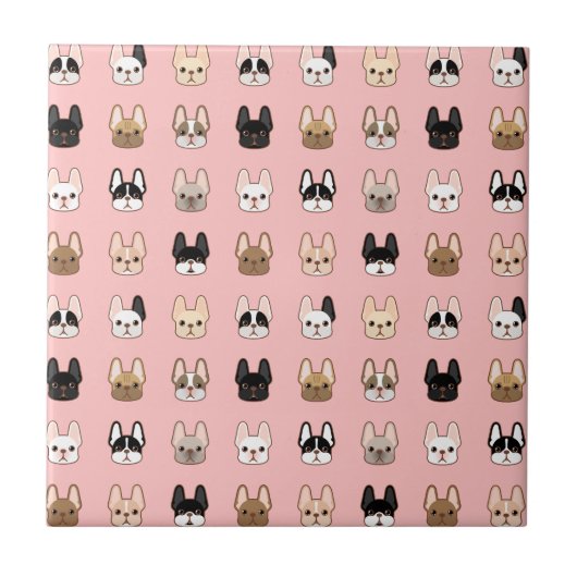 フランス人家族 タイル (正面)