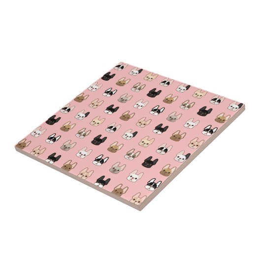 フランス人家族 タイル (側面)