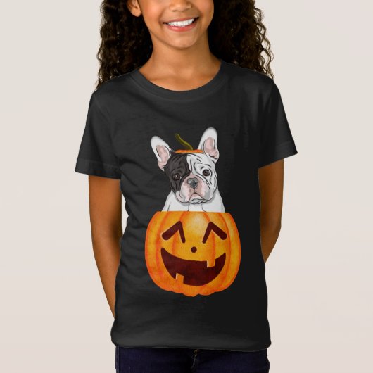 フランス人形のハロウィンTシャツ Tシャツ (正面)