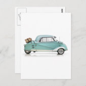 フランス人旅行者 ポストカード (正面/裏面)