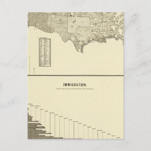 フランス人移民 ポストカード (正面)