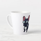 フランス人 カフェラテマグ (左アングル)