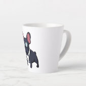 フランス人 カフェラテマグ (右アングル)