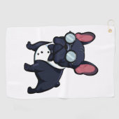 フランス人 ゴルフタオル (横)