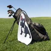 フランス人 ゴルフタオル (グリーン)