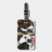 フランス人 ラゲッジタグ (正面縦)