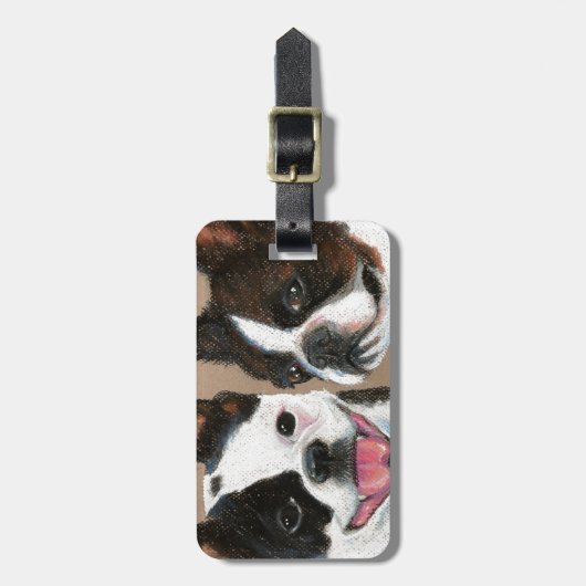 フランス人 ラゲッジタグ (正面縦)