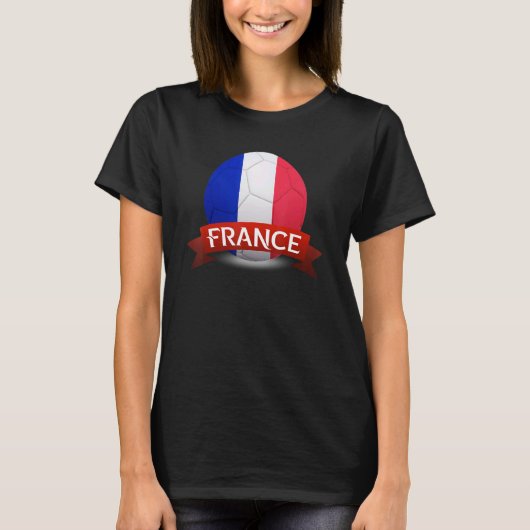 フランス代表サッカーチャンピオ Tシャツ (正面)