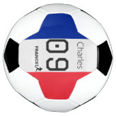 フランス代表チームカラー 選手 サッカーボール (回転)