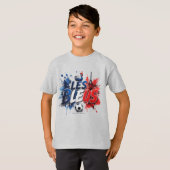 フランス代表フットボールカルチャー Tシャツ (正面フル)