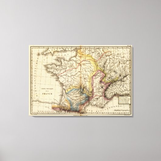 フランス体格 キャンバスプリント (正面)