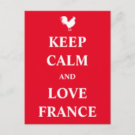 フランス保を愛し穏やかにする ポストカード