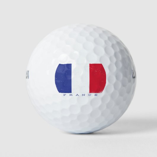 フランス共和国旗 ゴルフボール (正面)