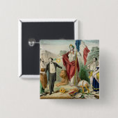 フランス共和国 缶バッジ (正面&裏面)