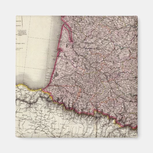 フランス南西部 マグネット (正面)