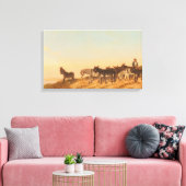 フランス南部のロバ(Eugene Burnand著) キャンバスプリント (インサイチュ (リビング))