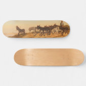 フランス南部のロバ(Eugene Burnand著) スケートボード (横)