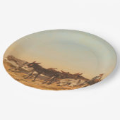 フランス南部のロバ（Eugene Burnand著） ペーパープレート (アングル)