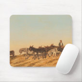 フランス南部のロバ（Eugene Burnand著） マウスパッド (マウス)