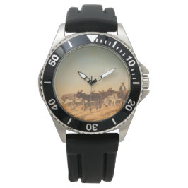 フランス南部のロバ（Eugene Burnand著） 腕時計