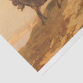 フランス南部のロバ(Eugene Burnand著) 薄葉紙 (詳細)