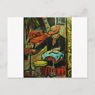 フランス南部カフェ ポストカード