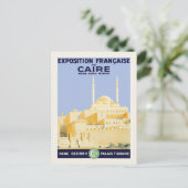 フランス博覧会オーケアヴィンテージポスター1929 ポストカード (スタンド正面)