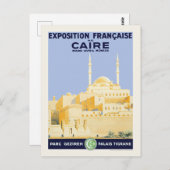 フランス博覧会オーケアヴィンテージポスター1929 ポストカード (正面/裏面)