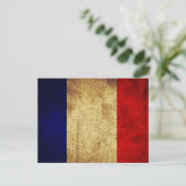 フランス国グランジ旗 ポストカード (スタンド正面)