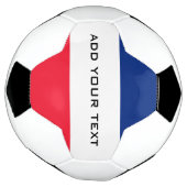 フランス国パーソナライズされた旗 サッカーボール (回転)