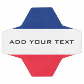 フランス国パーソナライズされた旗 サッカーボール (フラット)