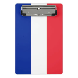 フランス国旗が付いたミニクリップボード ミニクリップボード