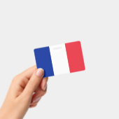 フランス国旗が付いた名前バッジ バッジ (手持ち)