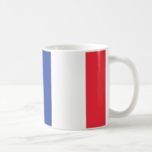 フランス国旗のセラミックマグカップ コーヒーマグカップ (右)