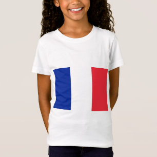 フランス国旗のデザイン Tシャツ