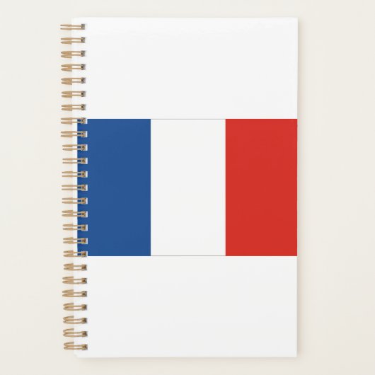 フランス国旗のプランナー プランナー手帳 (正面)