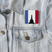 フランス国旗のボタン 缶バッジ (インサイチュ)
