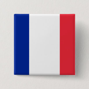 フランス国旗のボタン 缶バッジ