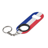 フランス国旗の愛国心 キーホルダー栓抜き (正面アングル)