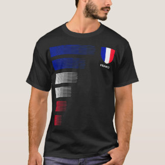 フランス国旗の紋愛国国フランスのプライド Tシャツ