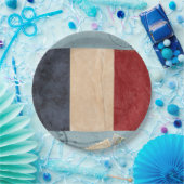 フランス国旗の紙プレート ペーパープレート (パーティー)