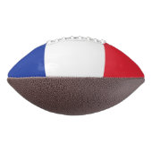フランス国旗を持つ愛国的なアメリカンフットボール アメリカンフットボール (回転270)