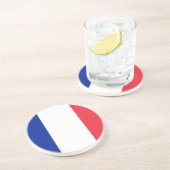 フランス国旗を掲げたコースター コースター (側面)