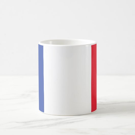 フランス国旗を掲げたマグカップ コーヒーマグカップ (中央)
