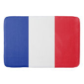 フランス国旗を掲げた大浴場 バスマット (正面)
