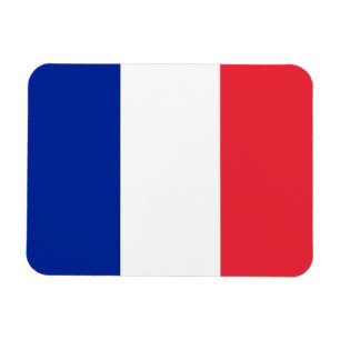 フランス国旗を掲げた愛国的なフレキシブル磁石 マグネット
