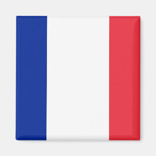 フランス国旗を掲げた磁石 マグネット