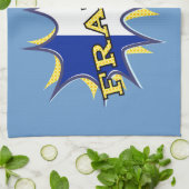 フランス国旗カポー漫画スタイルスター キッチンタオル (折り畳み)