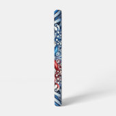 フランス国旗カラーのSamsung Galaxy S22 カバー (左側面)