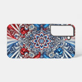 フランス国旗カラーのSamsung Galaxy S22 カバー (裏面横)